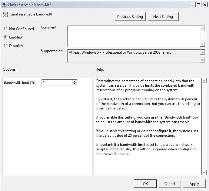 edit limit band