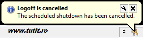 shutdown automat cancel